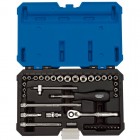 DRAPER 1/4\" Sq. Dr. MM/AF Combined Socket Set (40 Piece)