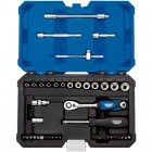 DRAPER 1/4\" Sq. Dr. Metric Draper Expert Multi-Drive® Socket Set (43 piece)