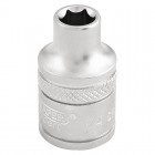 DRAPER 3/8\" Square Drive 6 Point Imperial Socket (1/4\")