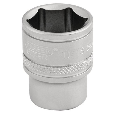 DRAPER 3/8\" Square Drive 6 Point Imperial Socket (11/16\")