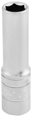 DRAPER 3/8\" Square Drive 6 Point Metric Deep Socket (10mm)