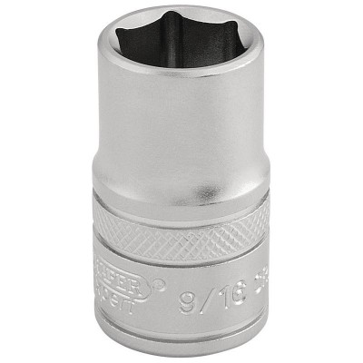 DRAPER 1/2\" Square Drive 6 Point Imperial Socket (9/16\")