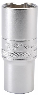 DRAPER 1/2\" Square Drive 6 Point Metric Deep Socket (24mm)