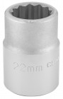 DRAPER 3/4\" Sq Dr 12 Point Socket (22mm)