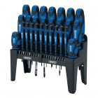 Soft Grip Screwdriver and Bit Set, Blue (47 Piece)