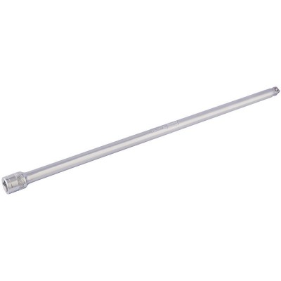 DRAPER 1/2\" Square Drive Satin Chrome Wobble Extension Bar (500mm)