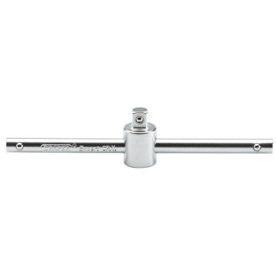 DRAPER 1/4\" Square Drive Satin Chrome Sliding T Bar