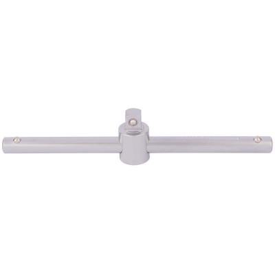 DRAPER 3/8\" Square Drive Satin Chrome Sliding T Bar