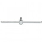 DRAPER 1/2\" Square Drive Satin Chrome Sliding T Bar