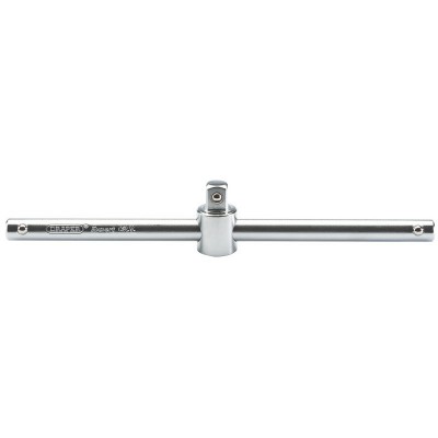 DRAPER 1/2\" Square Drive Satin Chrome Sliding T Bar