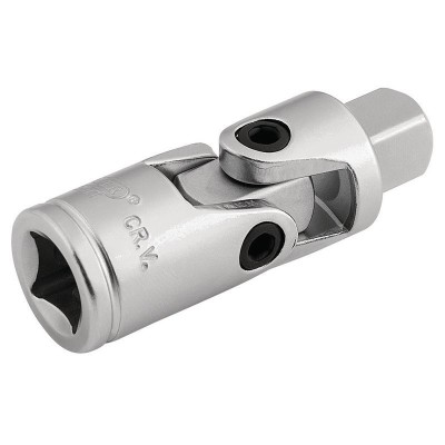 DRAPER 3/8\" Square Drive Satin Chrome Universal Joint