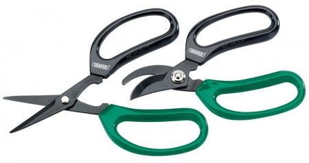 DRAPER 2 Piece Soft Grip Garden Scissor Set