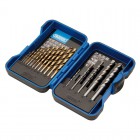 DRAPER 15 Piece Combined HSS and Masonry Drill Bit Set