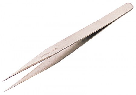 120MM FINE POINT STRAIGHT TWEEZERS