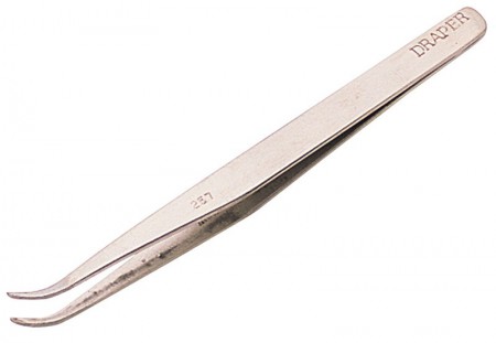 120MM FINE POINT CURVED TWEEZERS