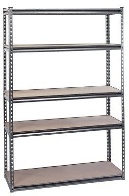 DRAPER EXPERT HEAVY DUTY STEEL SHELVING UNIT - FIVE SHELVES (L1220 x W450 x H1830mm)