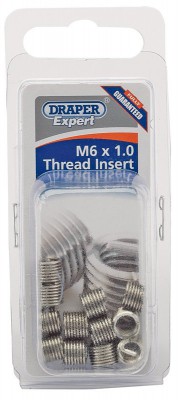 DRAPER Expert M6 x 1.0 Metric Thread Insert Refill Pack (12)