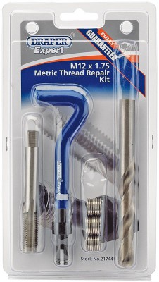 DRAPER Expert M12 x 1.75 Metric Thread Repair Thread Kit