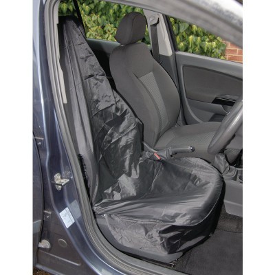 DRAPER Side Airbag Compatible Polyester Front Seat Cover