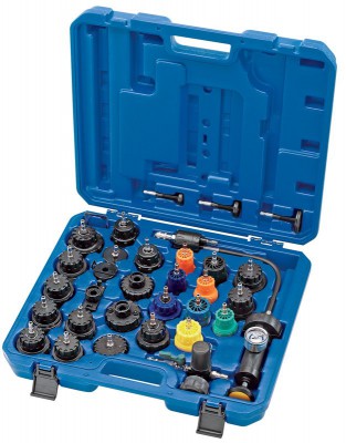 DRAPER Expert 33 Piece Radiator and Cap Pressure Test Kit