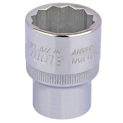 7/8\" 1/2\" SQUARE DRIVE ELORA BI-HEX SOCKET