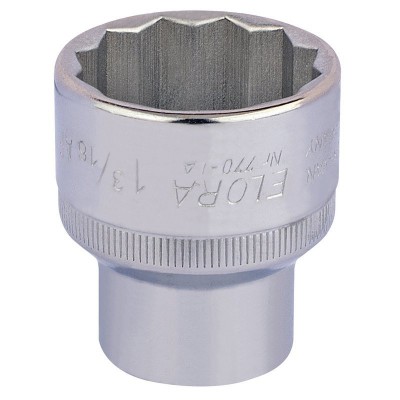 1.3/16\" 1/2\" SQUARE DRIVE ELORA BI-HEX SOCKET