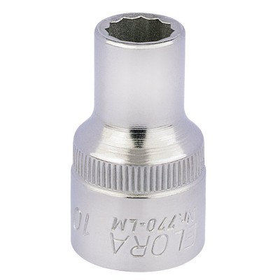 10MM 1/2\" SQUARE DRIVE ELORA BI-HEXAGON SOCKET