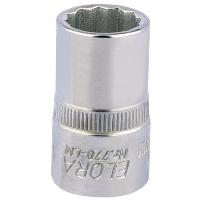 15MM 1/2\" SQUARE DRIVE ELORA BI-HEXAGON SOCKET