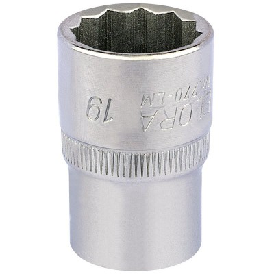 19MM 1/2\" SQUARE DRIVE ELORA BI-HEXAGON SOCKET