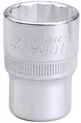 21MM 1/2\" SQUARE DRIVE ELORA BI-HEXAGON SOCKET