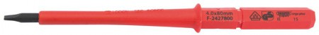 DRAPER Ergo Plus® Plain Slot VDE Interchangeable Screwdriver Blade 4mm x 100mm