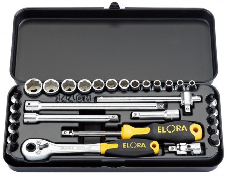 31 Piece 1/4\" Square Drive Elora Metric Socket Set