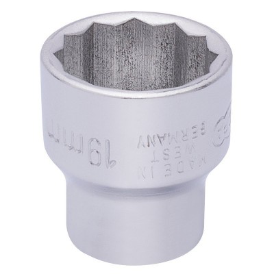 19MM 3/8\" SQUARE DRIVE ELORA BI-HEXAGON SOCKET