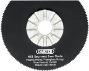 DRAPER HSS Segment Saw Blade 63mm Dia. x 18tpi