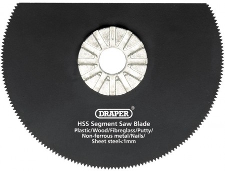 DRAPER HSS Segment Saw Blade 88mm Dia. x 18tpi