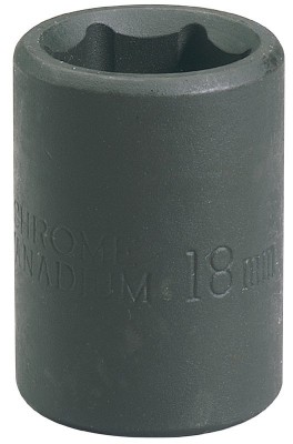 DRAPER EXPERT 18MM 1/2\" SQUARE DRIVE POWERDRIVE IMPACT SOCKET