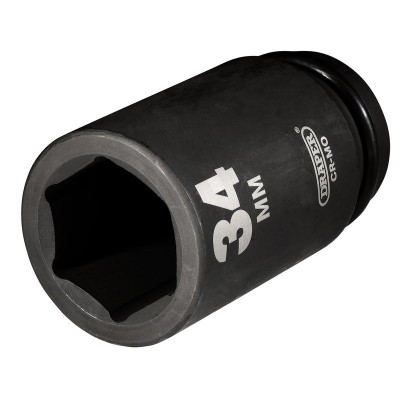 DRAPER EXPERT 34MM 3/4\" SQUARE DRIVE POWERDRIVE DEEP IMPACT SOCKET