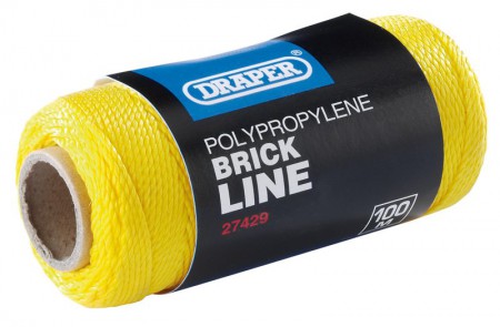 Draper Yellow Propylene Brick Line (100M)