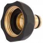 DRAPER Brass and Rubber Tap Connector (1\")