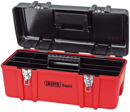 DRAPER Expert 30L Tool Box with Tote Tray