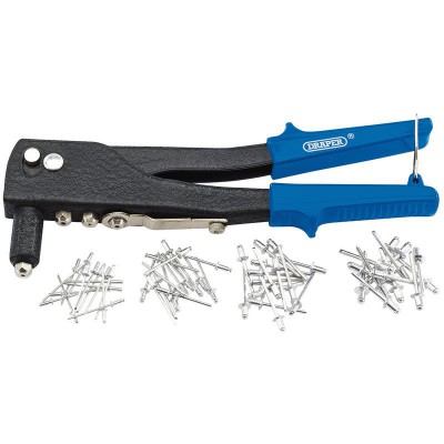 DRAPER Hand Riveter Kit for Aluminium Rivets