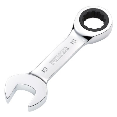 Draper HI-TORQ Metric Stubby Ratchet Combination Spanner, 19mm