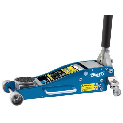 DRAPER 2.5 tonne Aluminium/Steel Trolley Jack with \