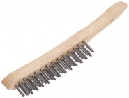 DRAPER 290MM 3 ROW WIRE SCRATCH BRUSH