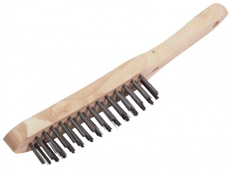 DRAPER 290MM 4 ROW WIRE SCRATCH BRUSH