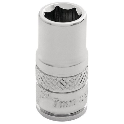 DRAPER 1/4\" Square Drive Hi-Torq® 6 Point Socket (7mm)