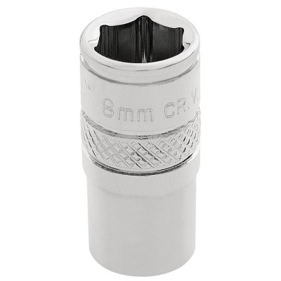 DRAPER 1/4\" Square Drive Hi-Torq® 6 Point Socket (8mm)