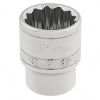 DRAPER 3/8\" Square Drive Hi-Torq® 12 Point Socket (17mm)