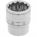 DRAPER 3/8\" Square Drive Hi-Torq® 12 Point Socket (19mm)