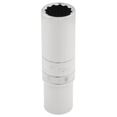 DRAPER 3/8\" Square Drive Hi-Torq® 12 Point Deep Socket (12mm)